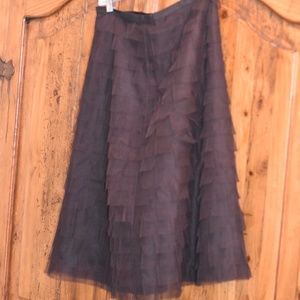 Tule A line knee length skirt by BCBG